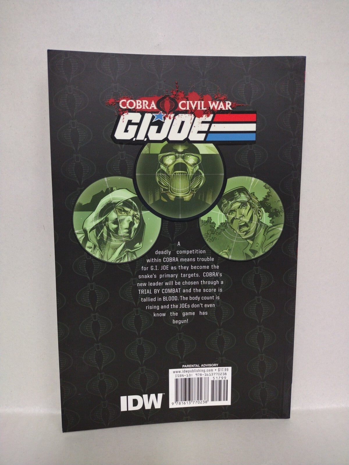 GI JOE Cobra Civil War Vol 1 (2011) IDW TPB  Chuck Dixon Javier Saltares