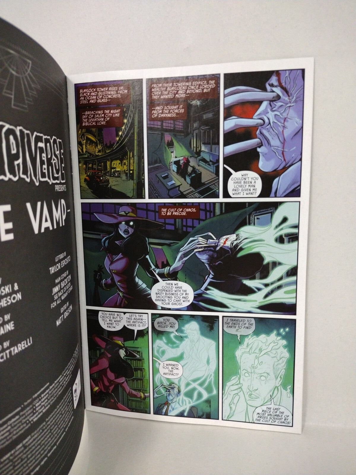 Vampiverse Presents The Vamp #1 (2016) Dynamite Comic Blank Sketch Variant NM