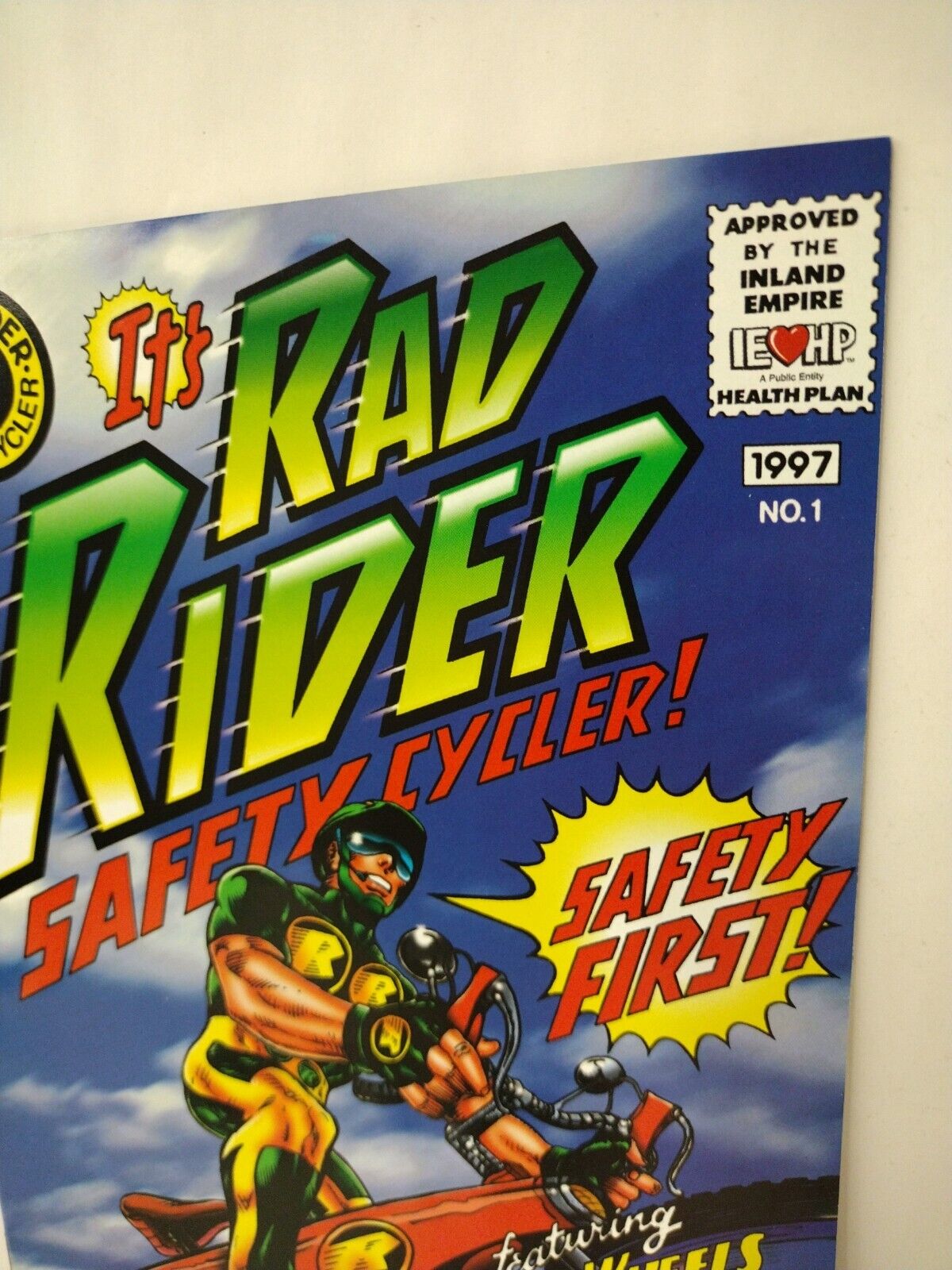 RAD RIDER SAFETY CYCLER (1997) PSA Comic 1st App Neal Adams Trevor Von Eeden 