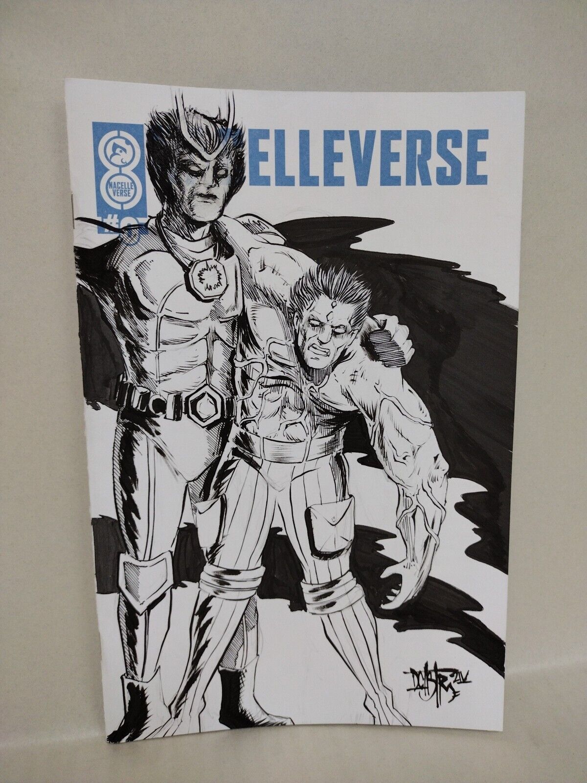 Nacelleverse #0 (2024) Blank Cover Variant comic W Original Dave Castr Art 