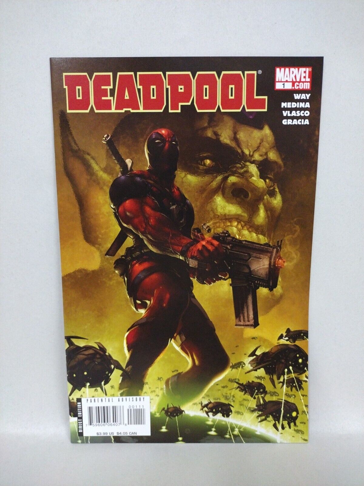 Deadpool (2008) Marvel Comic Lot Set #1 2 3 4 5 6 7 8 9 Daniel Way Paco Medina