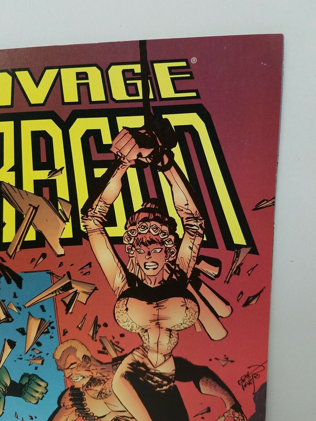 Savage Dragon (1998) #56 Image Comic Erik Larsen Miscut Fold Hidden Art Issue