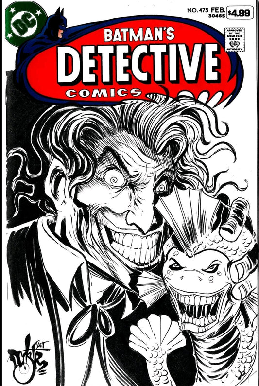 Detective Comics #242 (2026) DC Sketch Cover Variant W Original DCastr Joker Art