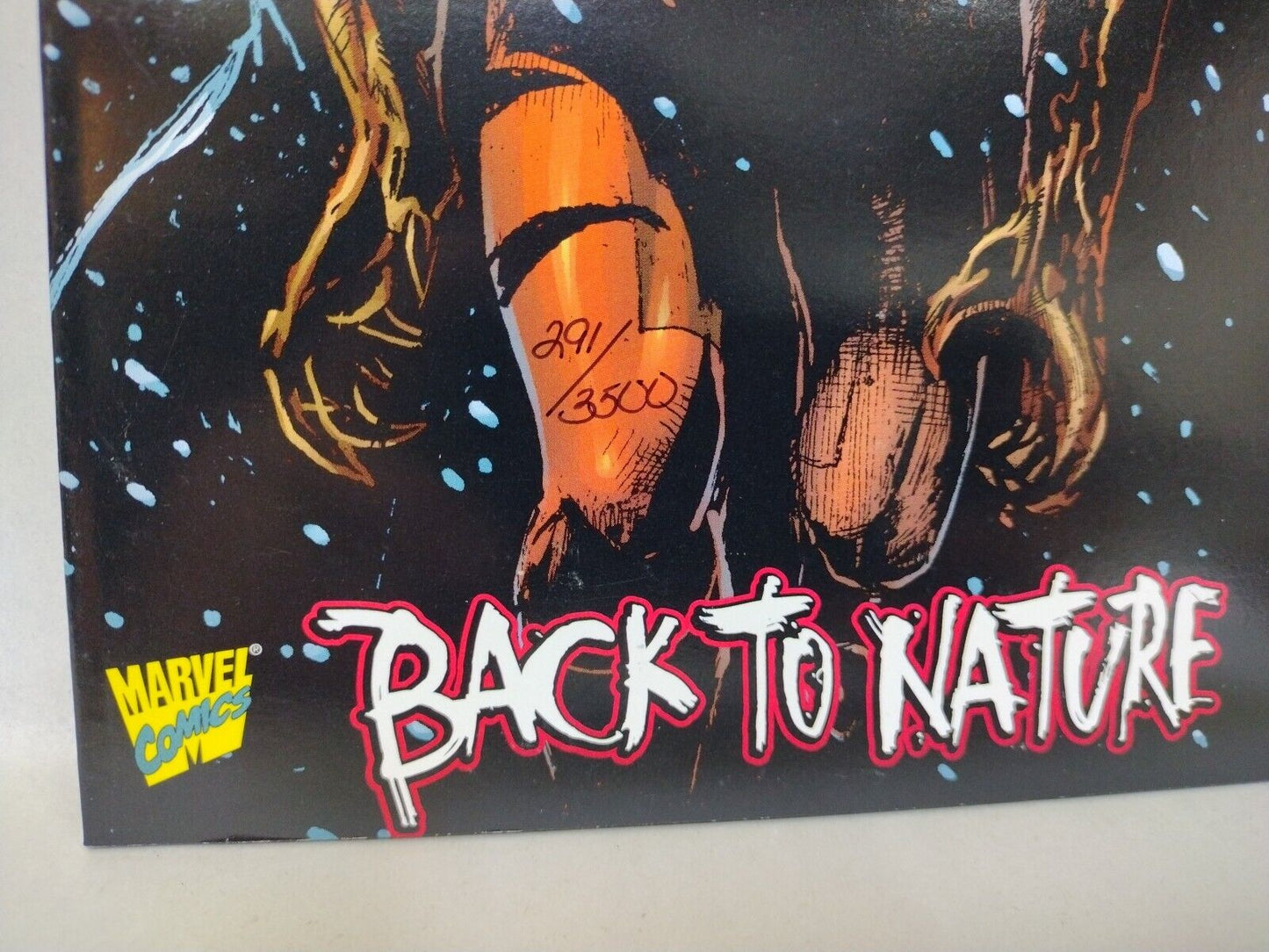 Sabertooth Back To Nature #1 (1998) One-Shot Signed Tyler Mane W COA Frank Teran