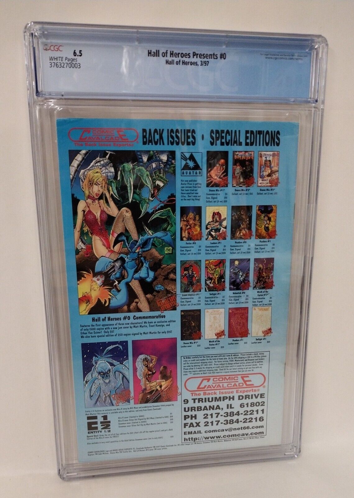 Hall Of Heroes Presents 0 (1997) CGC 6.5 1st Salamandroid Ethan Van Sciver