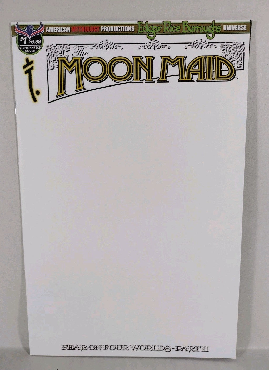 Moon Maid #1 (2018) ER Burroughs AMP Blank Sketch Cover Variant Comic New NM