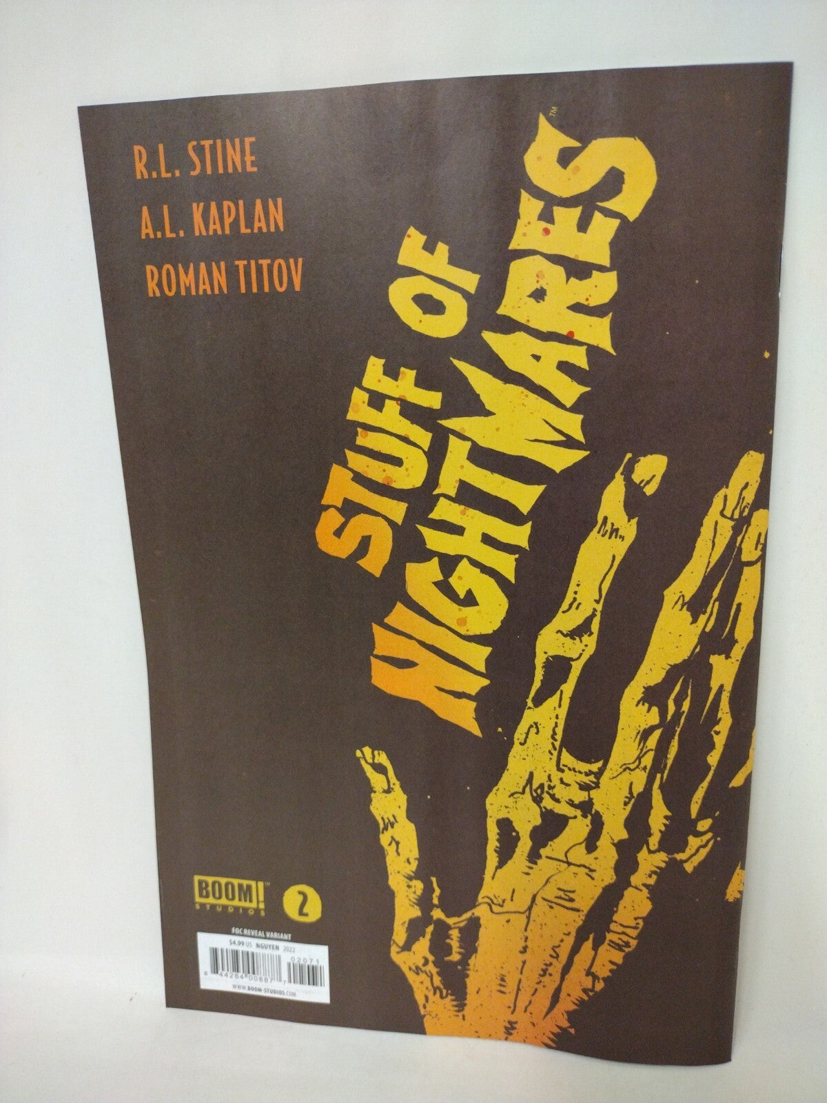 Stuff Of Nightmares #2 (2022) Boom Comic Dustin Nguyen FOC Reveal Variant NM