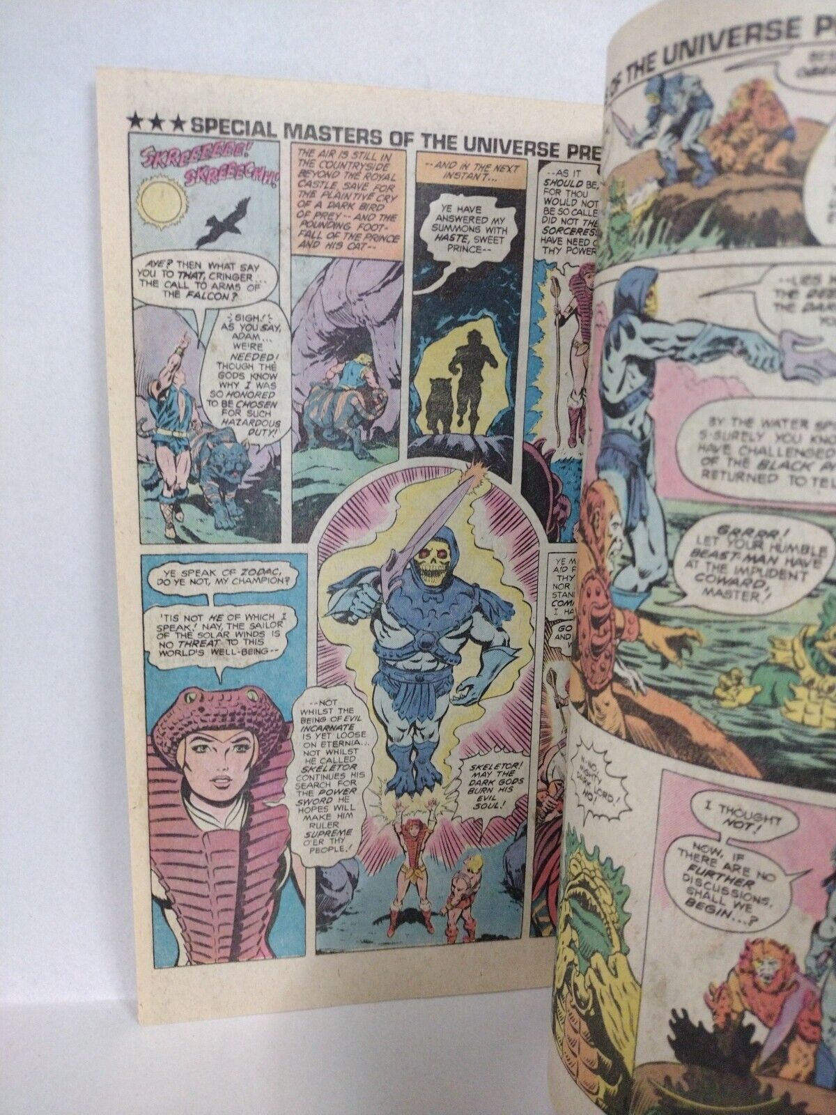 Masters Of The Universe (1982) DC Comics He-Man Preview Superman Appearance