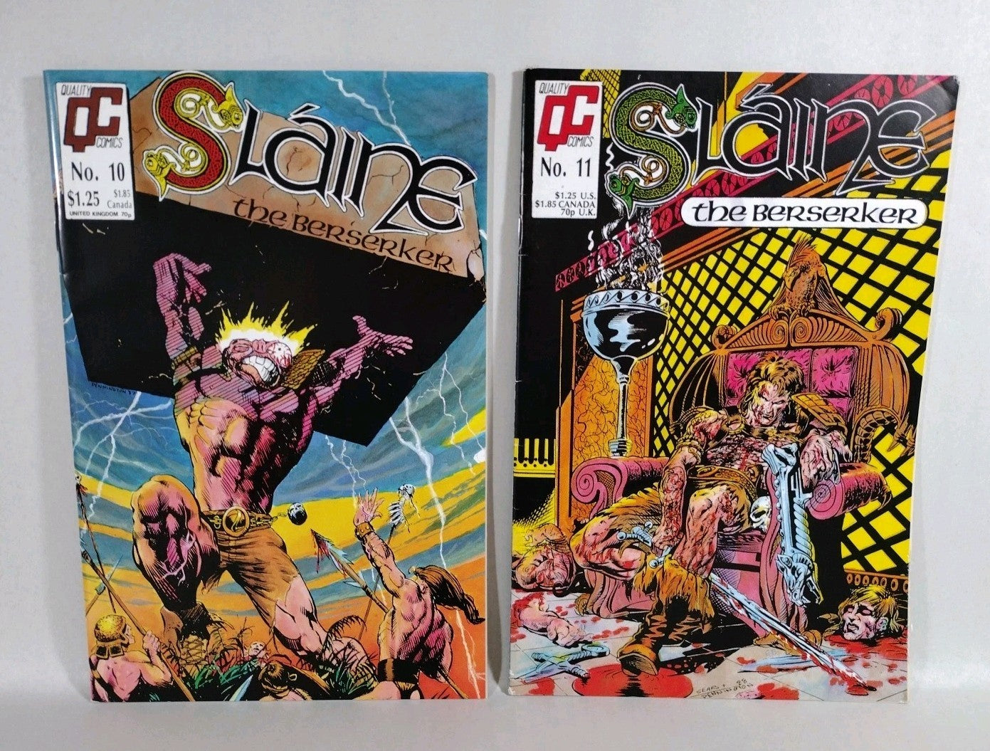 Slaine The Berserker (1988) Quality Comics Lot #10 11 12 13 21 22 23 24 2000ad 