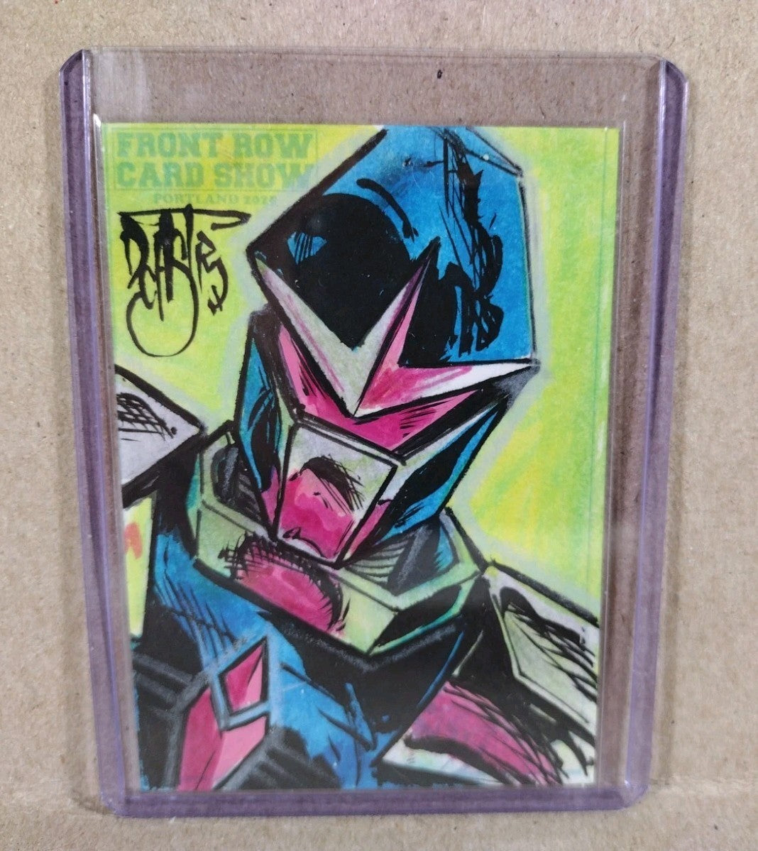 DCastr (2025) Front Row Show Exclusive Sketch Card W Original Darkhawk Art