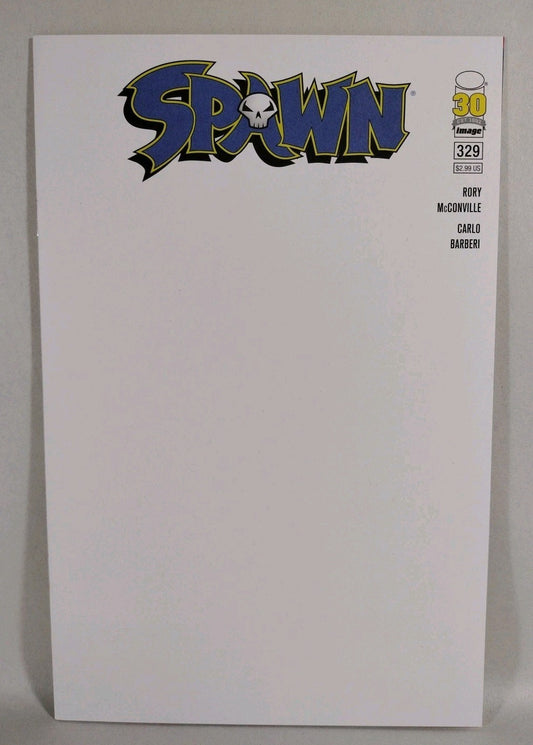 Spawn #329 (2022) Image Comic Blank Sketch Cover Variant Carlo Barberi NM 