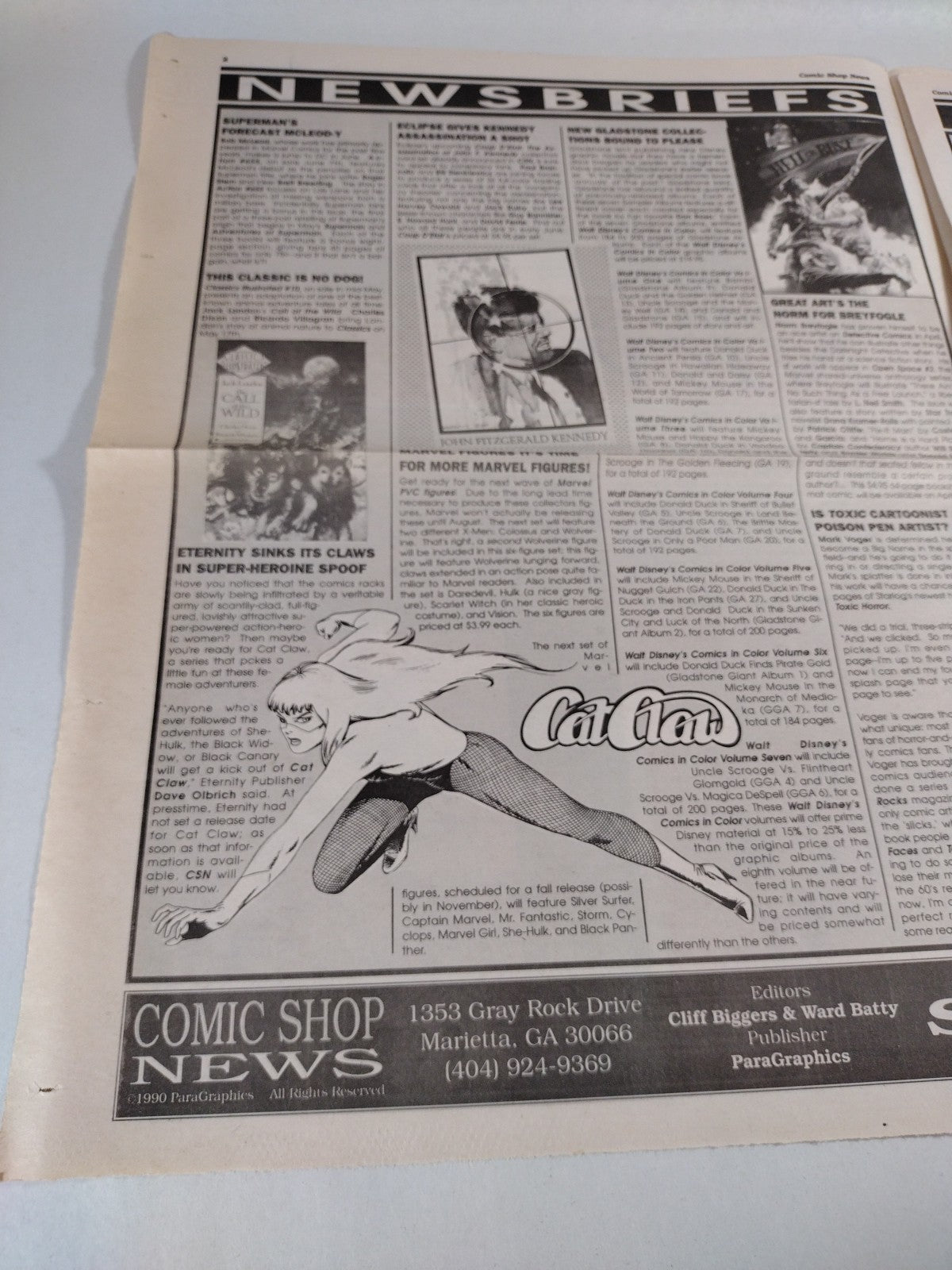 Comic Shop News #145 (1990) Jan 4th Newsletter Dale Keown Hulk Cover Art Batman