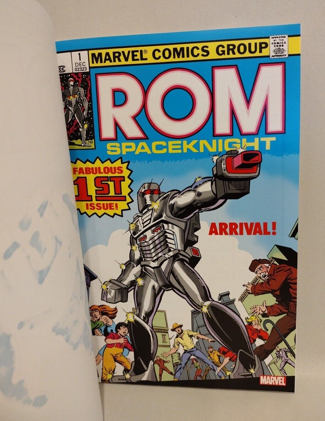 ROM #1 Facsimile Edition (2023) Marvel Sketch Variant W Original Dave Castr Art 