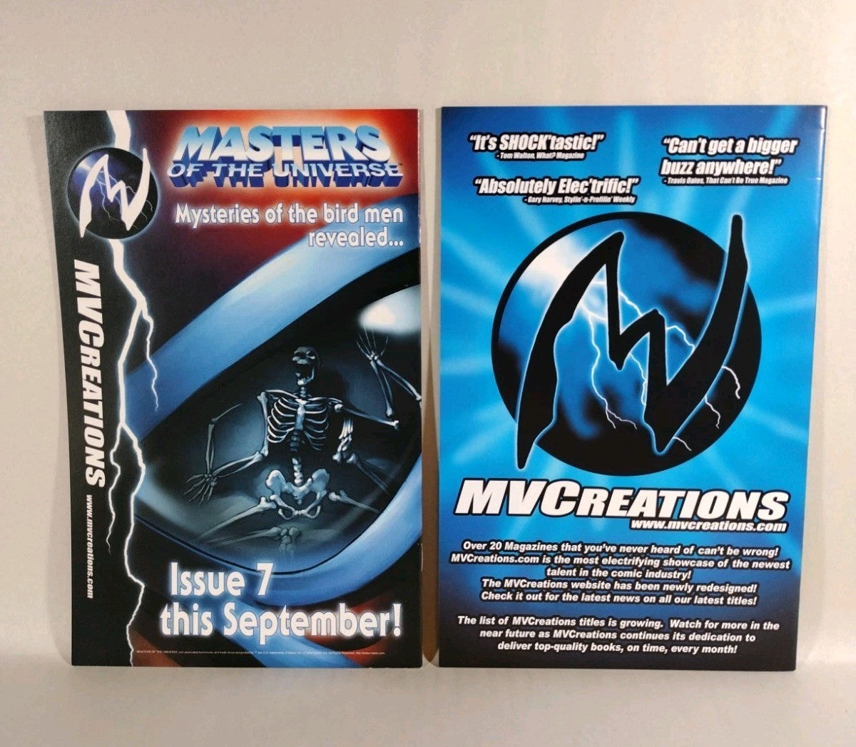 Masters Of The Universe MV Creations Comic Lot 1 2 4-6 Icons Of Evil Snakemen+