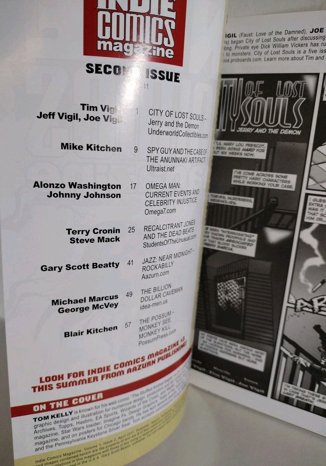 Indie Comics Magazine (2011) Aazurn Lot #1 2 3 4 5 6 Signed Tim Joe Vigil 