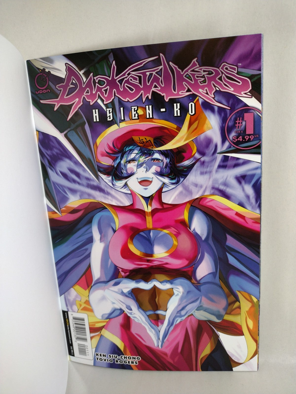 DARKSTALKERS HSIEN KO 1 (2023) Udon Capcom Blank Sketch Variant Cover Comic New