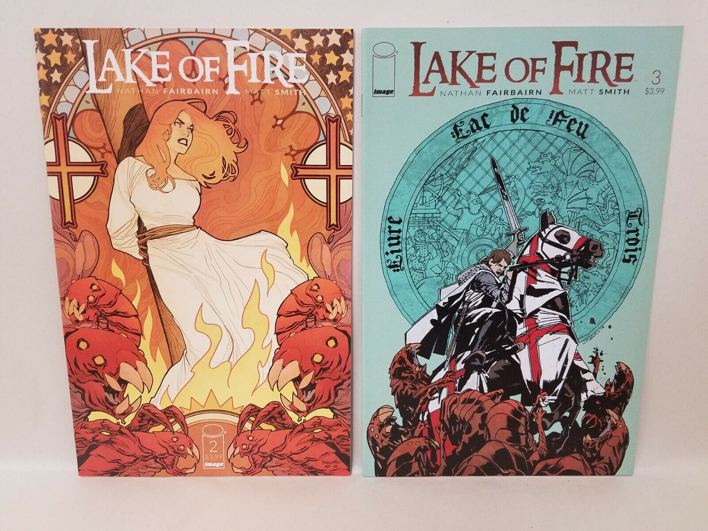 Lake Of Fire (2016) Complete Image Comic Lot Set #1-5 +2nd Print Fairbairn Smith