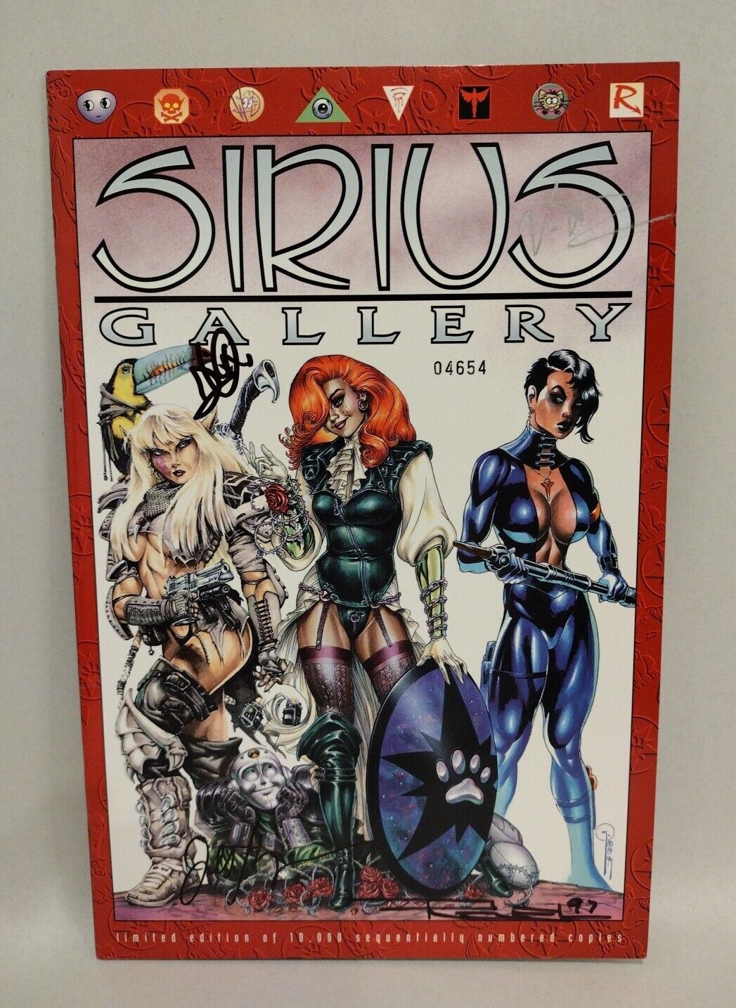 Sirius Gallery Art Book #1 (1999) Limited Edition #4654 Signed 4x Jill Thompson 