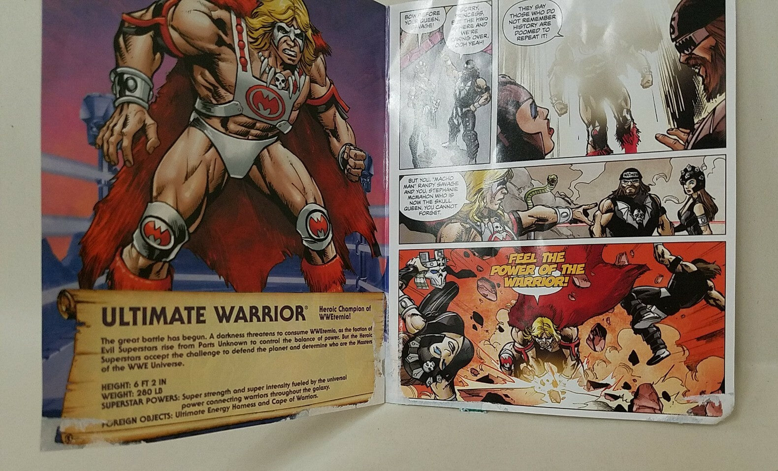 Masters Of The WWE (2020) Mini Comic Lot of 2 Ultimate Warrior Wave 6