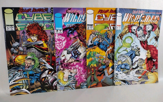 Wildcats #6 7 Cyber Force #2 3 (1993) Image Comics Killer Instinct Pt 1 2 3 4