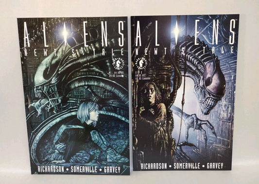 Aliens NEWT'S TALE (1992) Complete Dark Horse Squarebound Comic Lot Set #1 2 NM