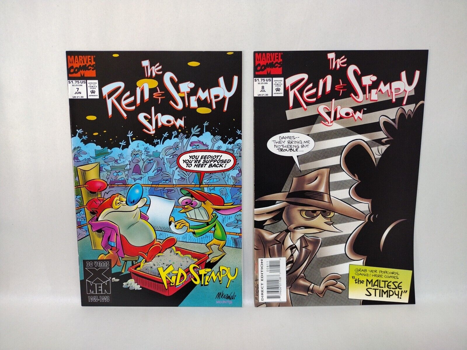 Ren And Stimpy (1993) Marvel Comic Lot Set #1 2 3 4 5 6 7 8 9 10 11 12 Dan Slott