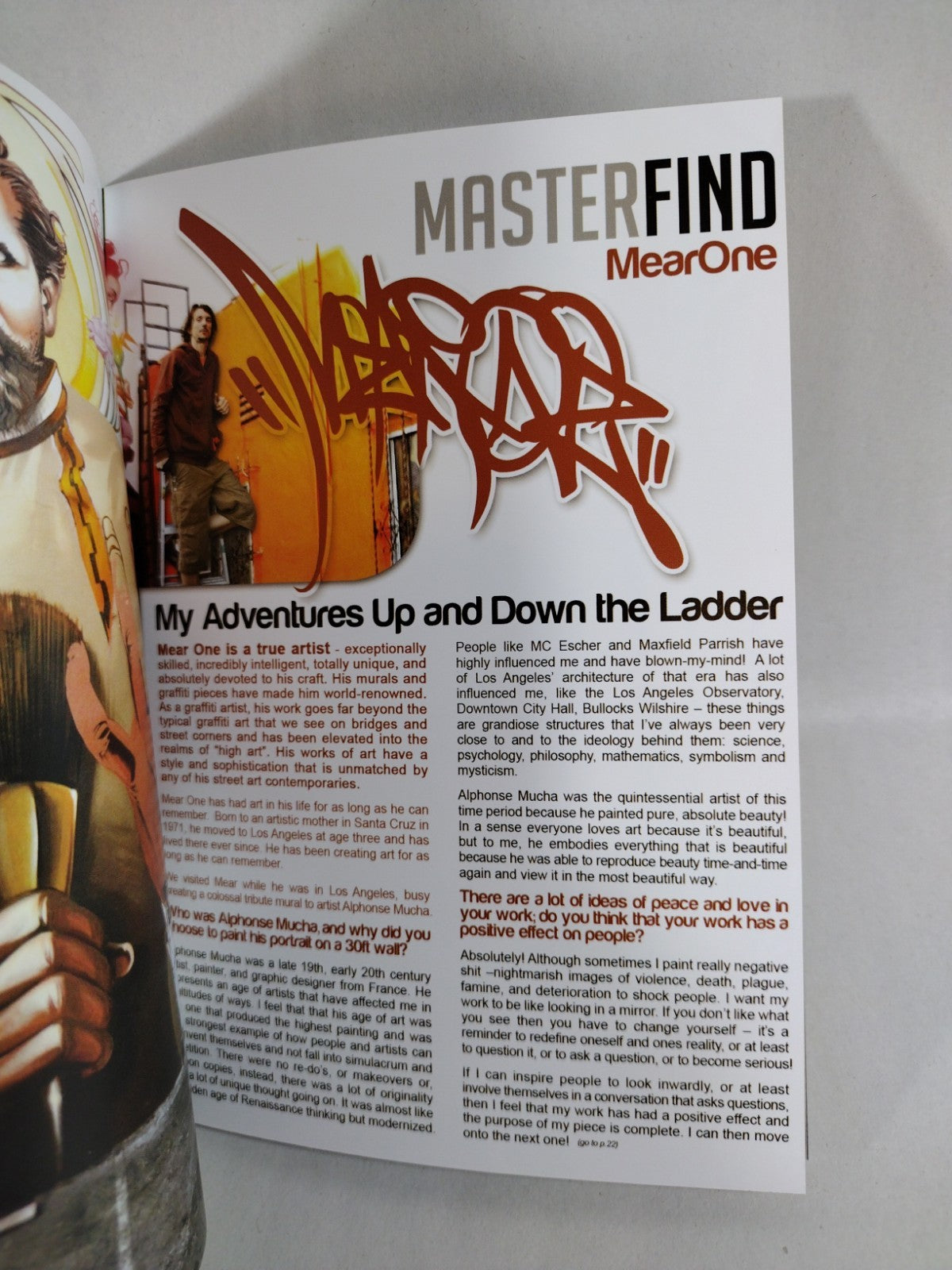 Find Art Megascene #4 (2010) Magazine Mear One Cover + Interview