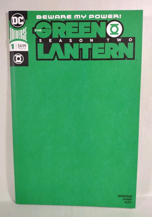 Green Lantern Season 2 #1 (2020) DC Comics Green Blank Variant New NM