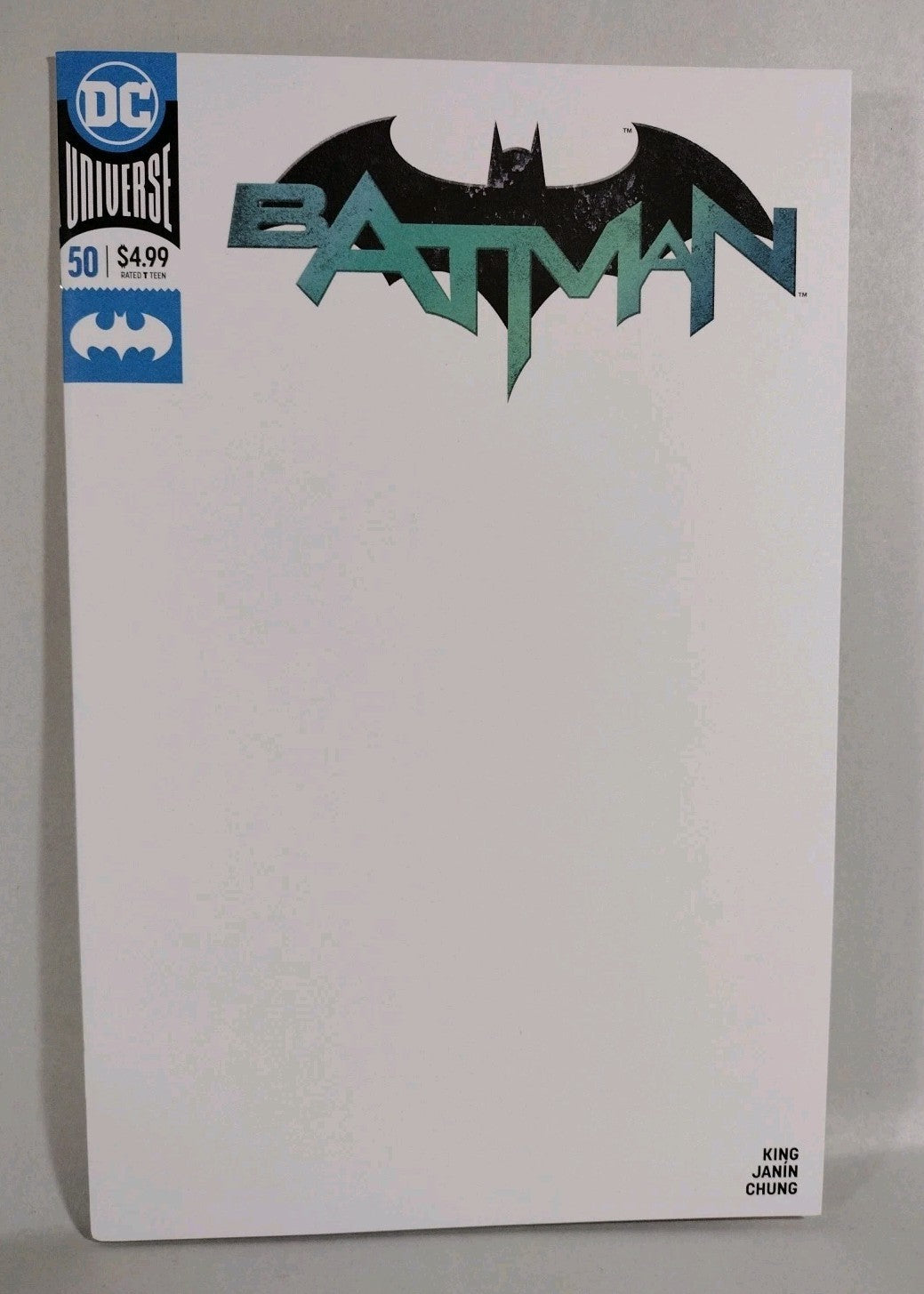 Batman #50 (2018) DC Comic Blank Sketch Variant Cover New VF-NM