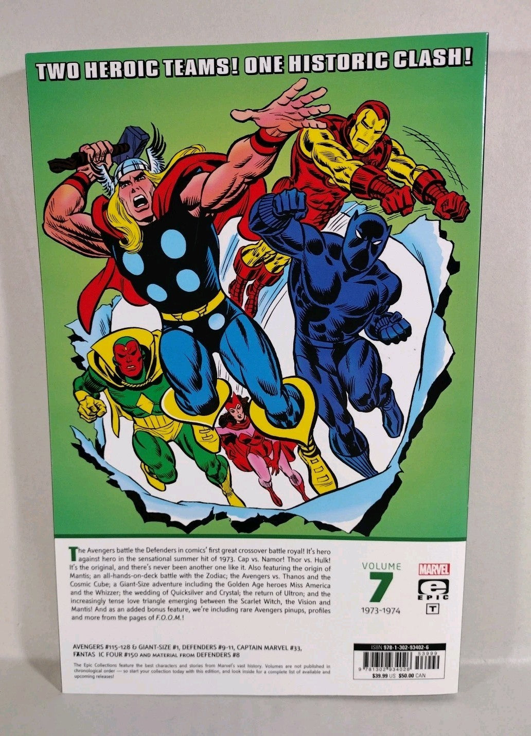 Avengers Epic Collection Vol 7 /Defenders War (2021) Marvel Comics TPB New