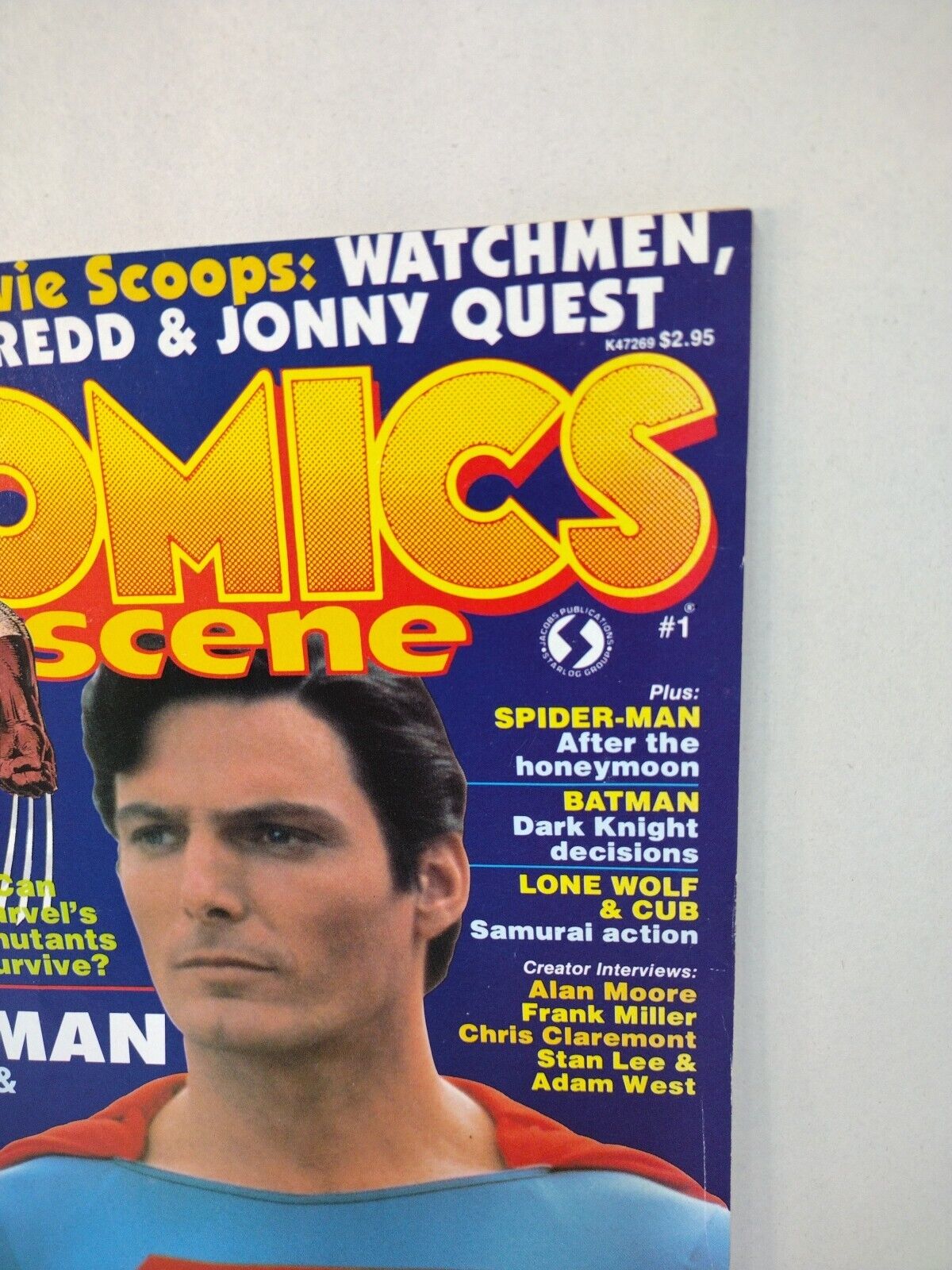 Comics Scene Special #1 (1987) Starlog Magazine Christopher Reeves Cover VG