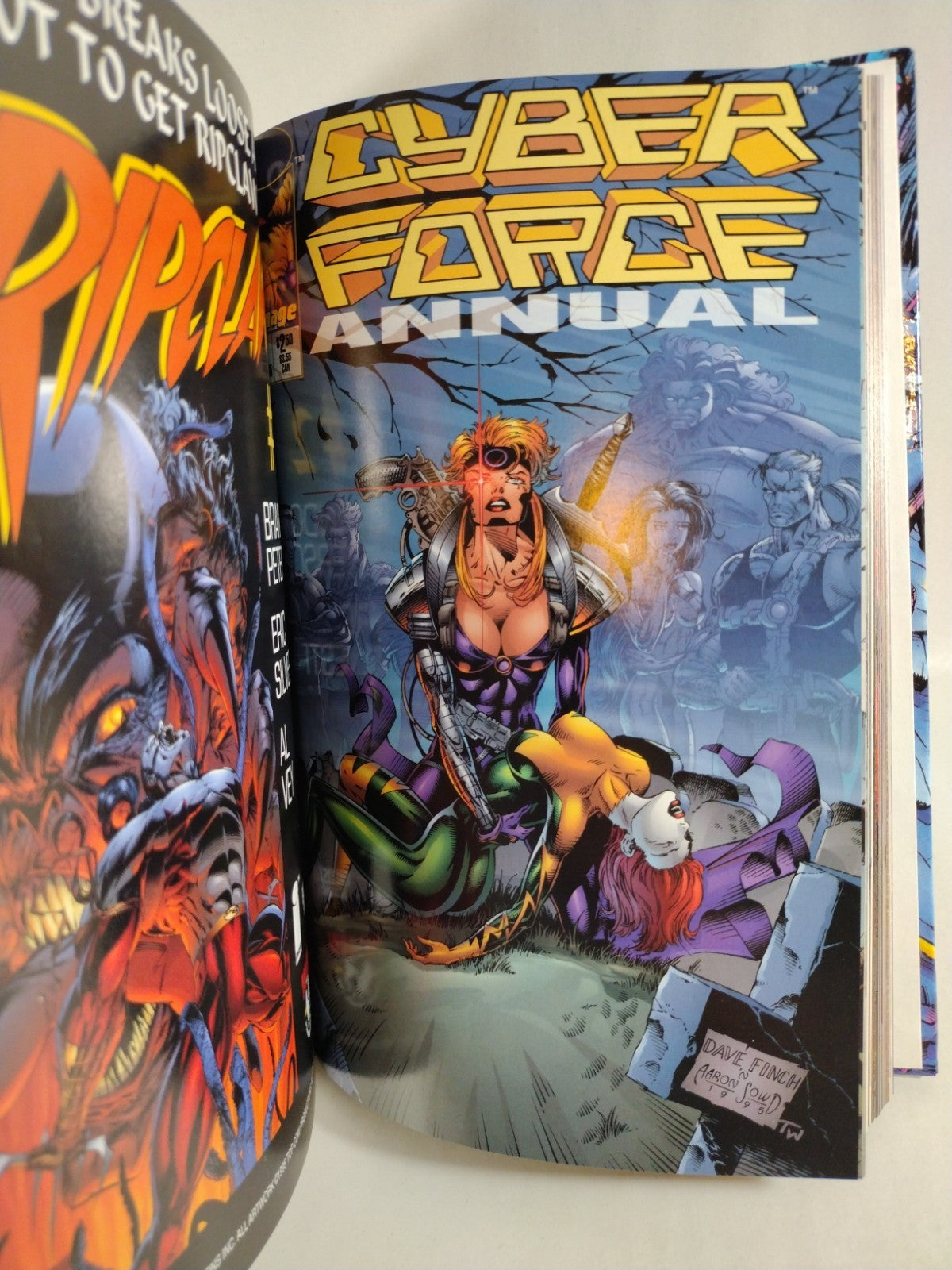 Cyberforce Omnibus (1992-97) Complete Custom Bound Image Comic HC 2 Book Set ARG