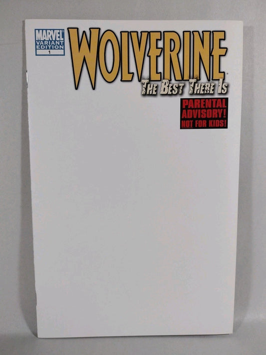 Wolverine The Best There Is #1 (2011) Marvel Blank Sketch Variant Cover Comic NM