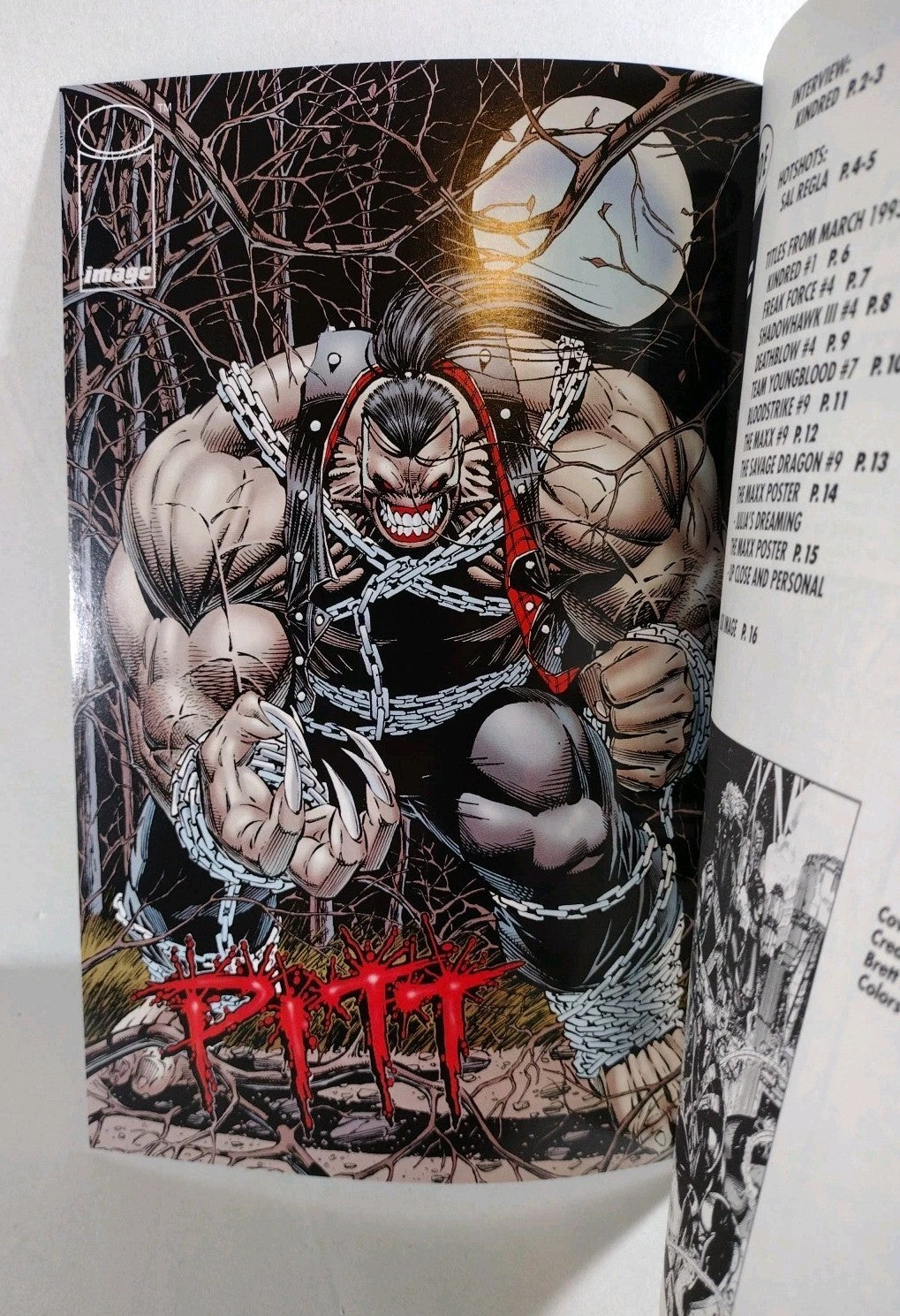 Inside Image #13 (1994) Spawn Batman Kindred Flip Cover VF