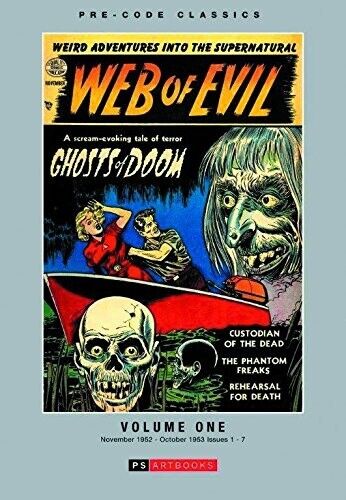 Web of Evil HC #1-1ST Hardcover Comic Issues 1-7 Pre-Code Classics ( Brand New)