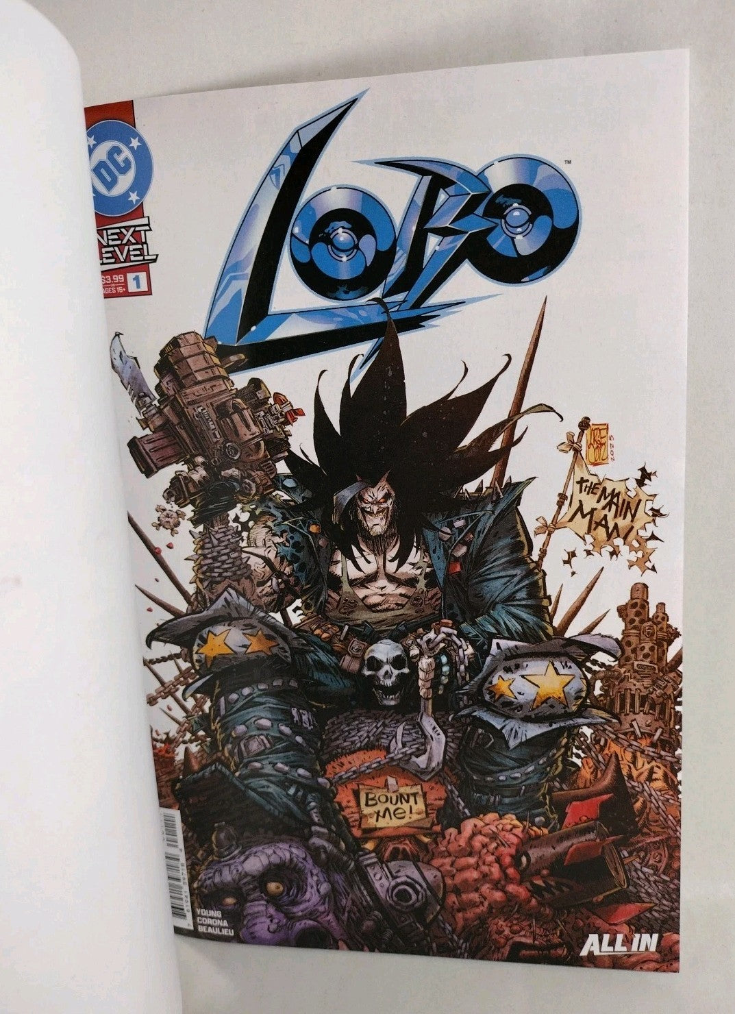 Lobo #1 (2026) DC Sketch Variant Cover Comic W Original Dave Castr Art