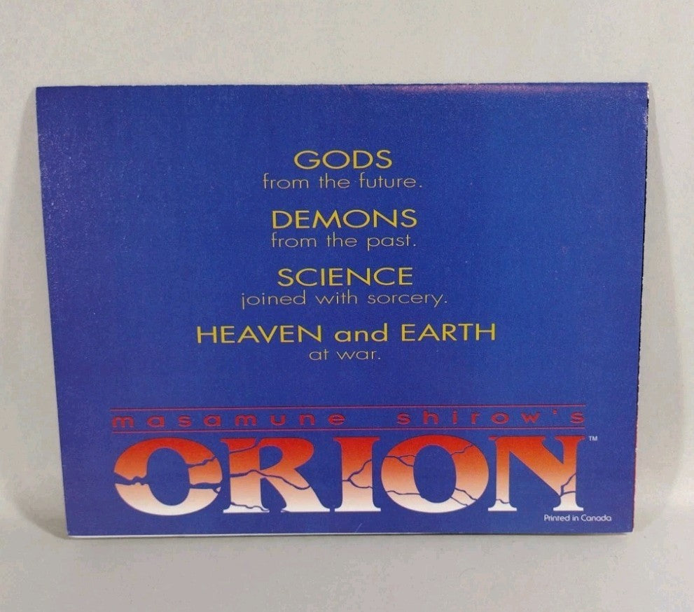 Masamune Shirow’s Orion 1992 Double Sided Dark Horse Folded Promo Poster 14 X 10