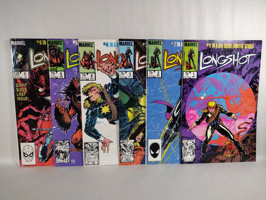 Longshot (1985) Complete Marvel Comic Miniseries 1 2 3 4 5 6 Mojo 1st Appearance