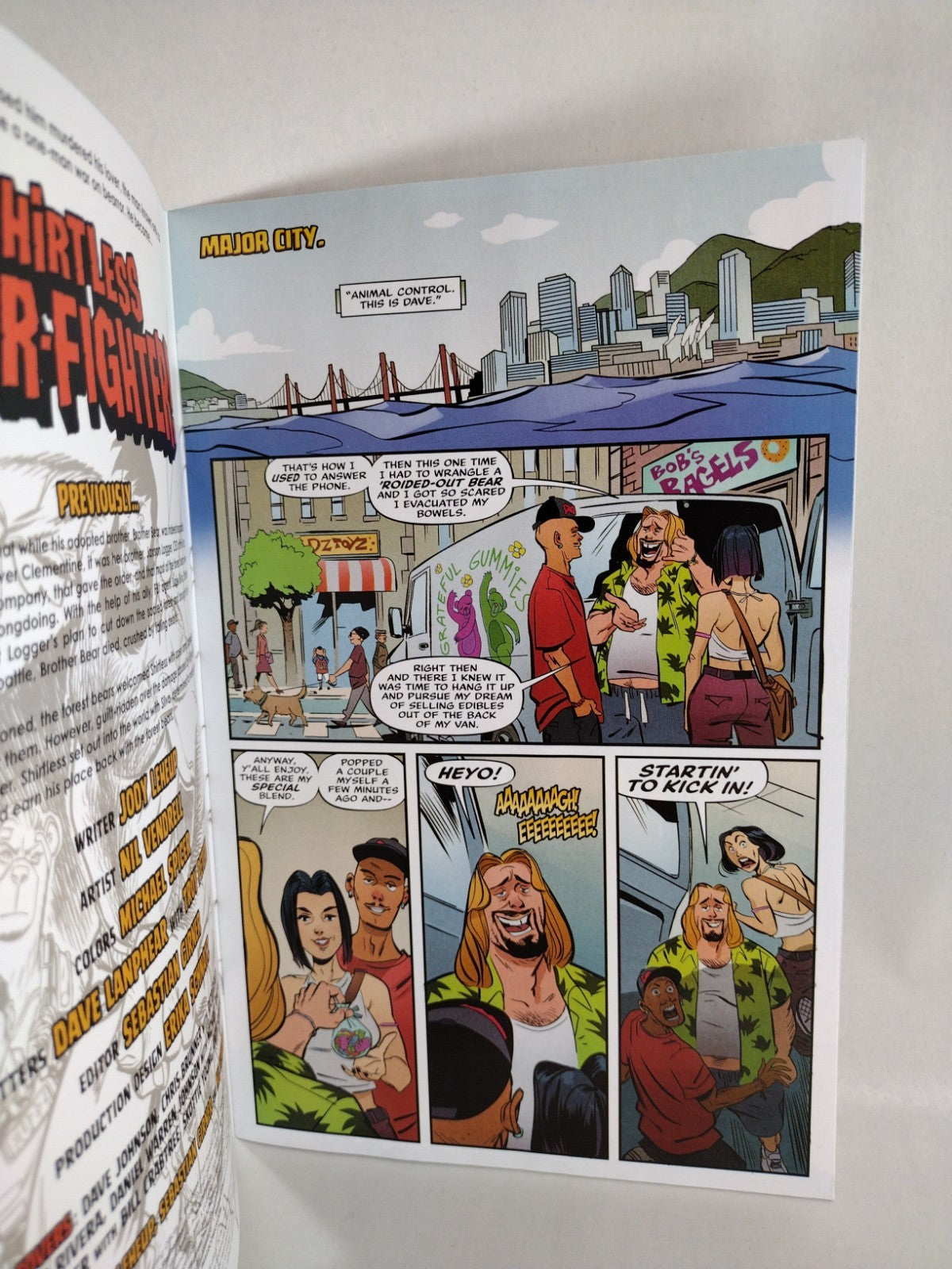 Shirtless Bear-Fighter 2 #1 (2022) Image Comic Blank Sketch Cover NM
