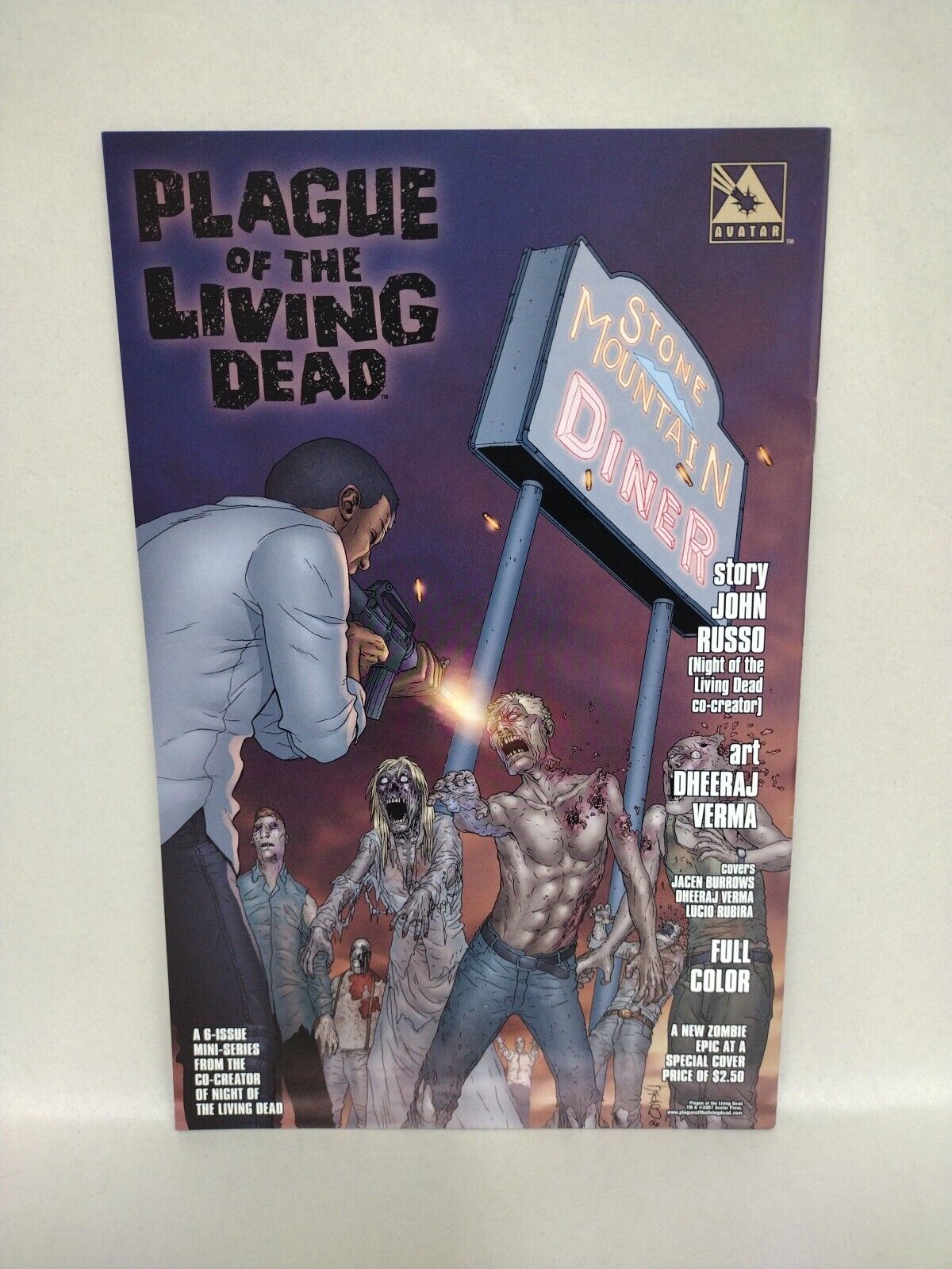 Plague Of The Living Dead Special #1 (2007) Avatar Zombie Assault Variant Cover