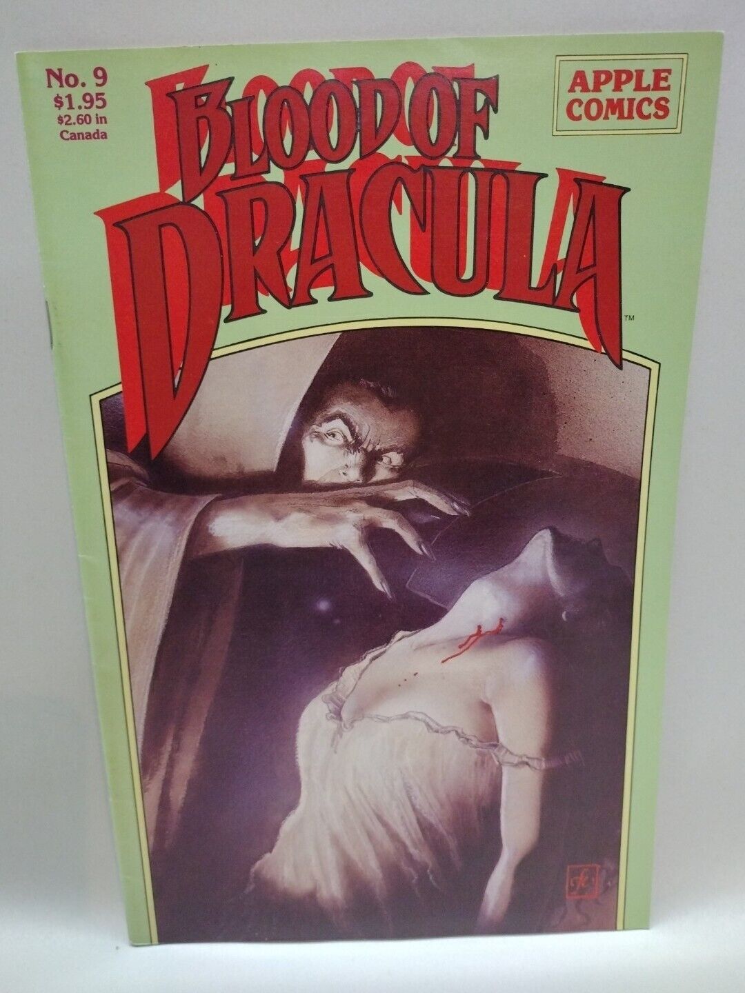 Blood of Dracula (1989) #9 Frank Cirocco Cover Art Adam Hughes Apple Comics