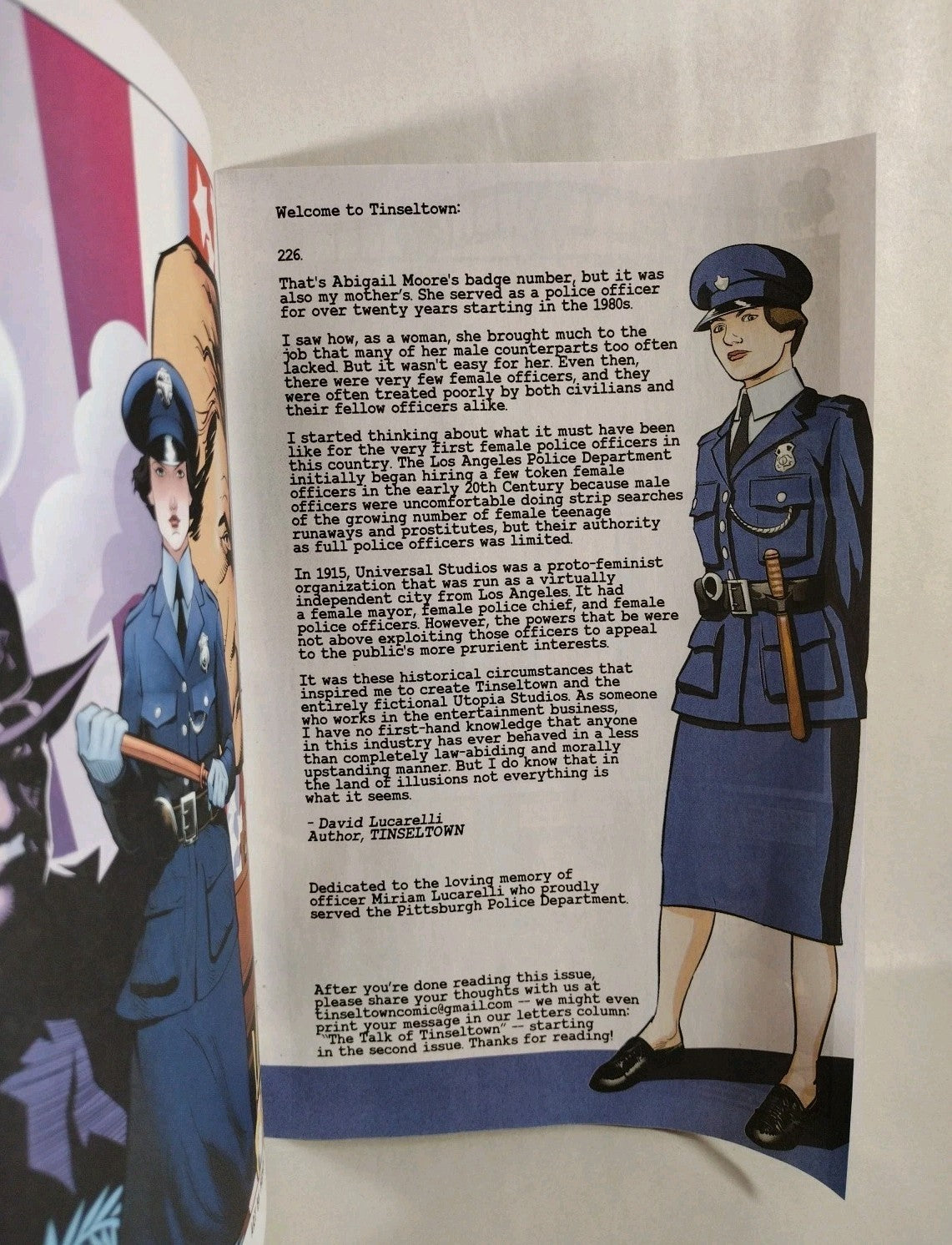 Tinsel Town #1 (2018) Alterna Comic Sketch Cover With Original Dave Castr Art