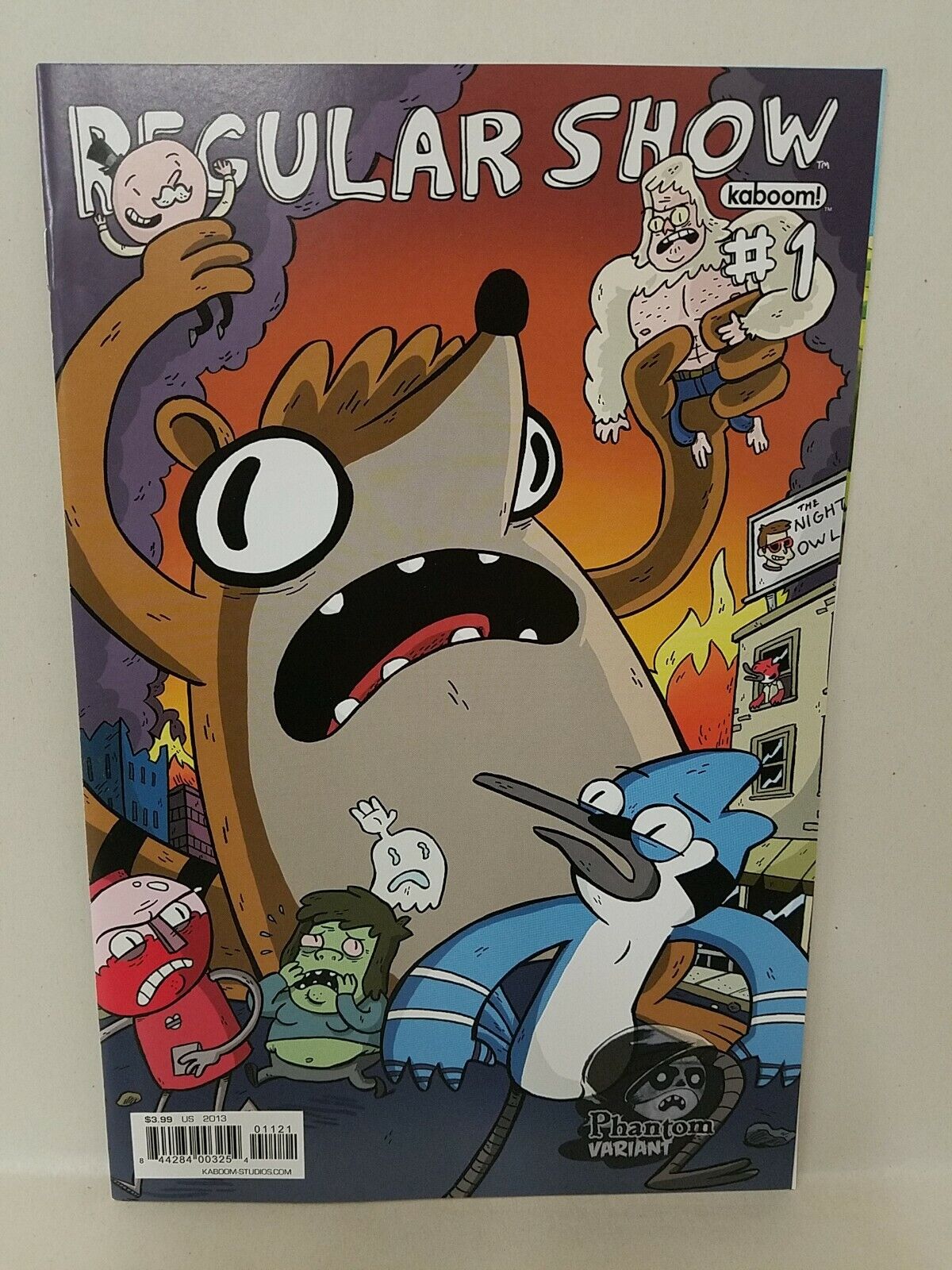 Regular Show #1 (2013) Pranas Naujokaitis Phantom Variant NM Cartoon Network