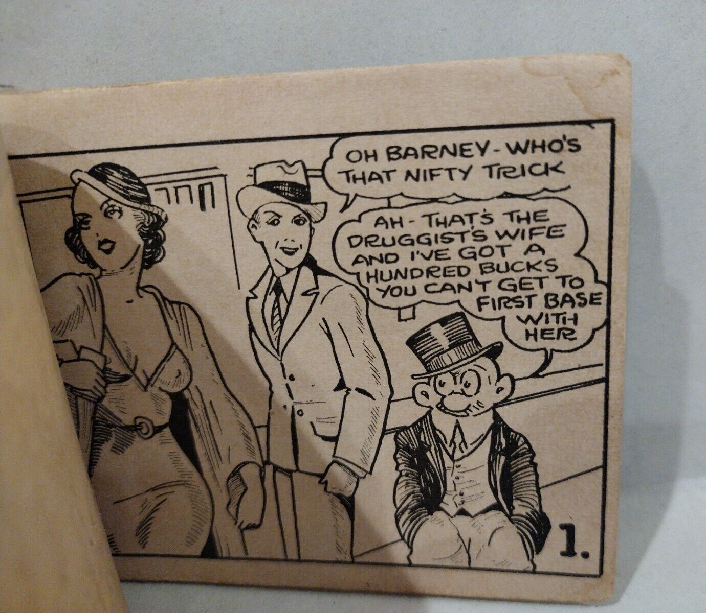 Barney Google #4 Original Vintage 8 Page Tijuana Bible 4.5 X 3 inches