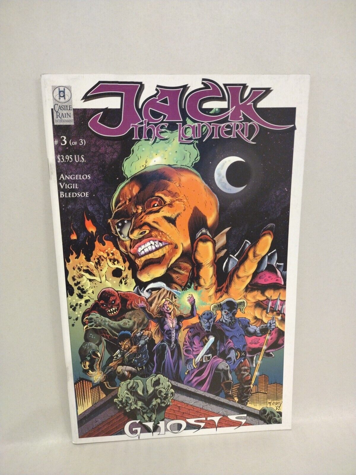 Jack the Lantern Ghosts (2007) Castle Rain Complete Comic Set FCBD Preview 1 2 3