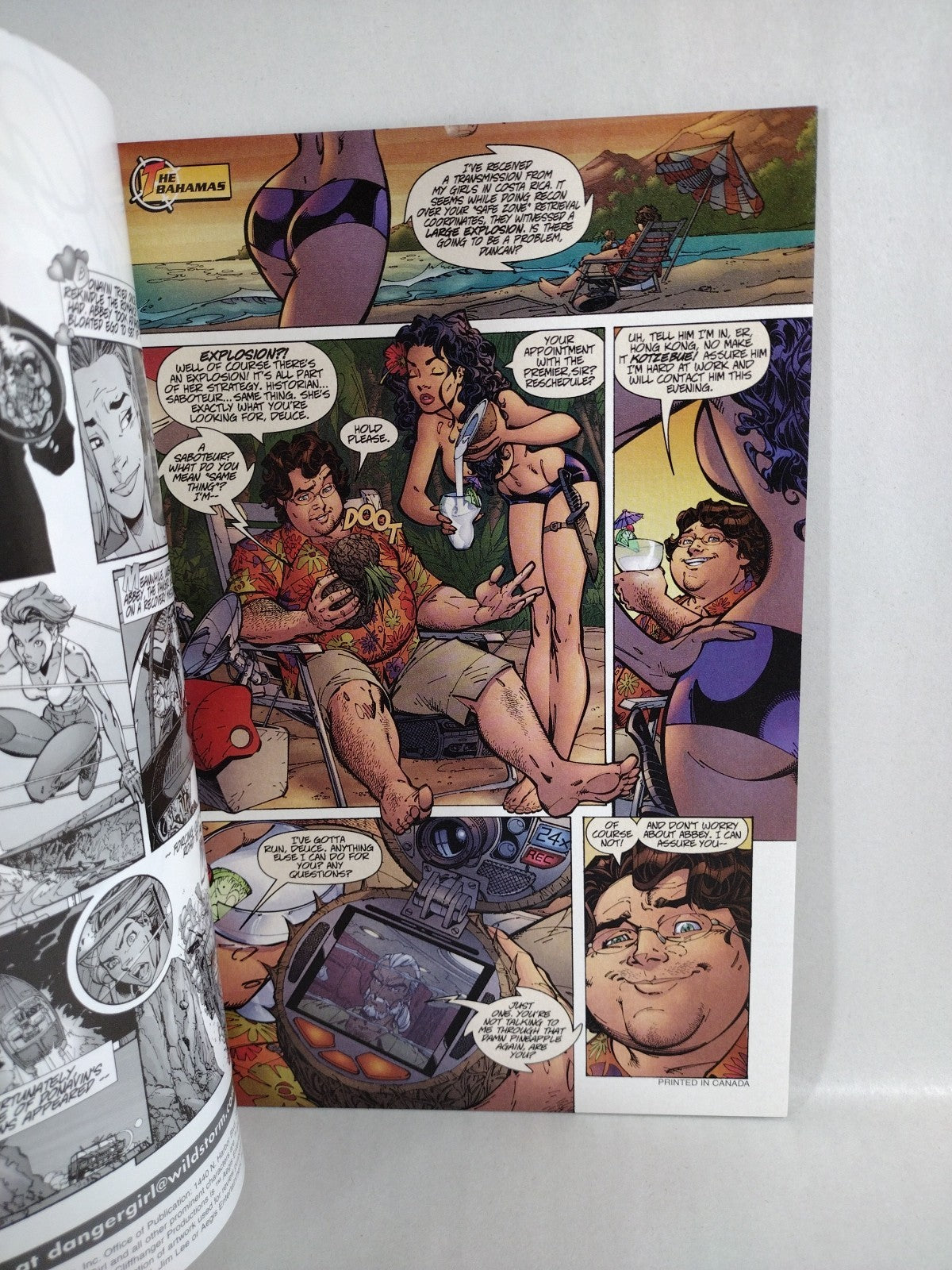 Danger Girl #1 (1998) Image Cliffhanger J Scott Campbell Tour Ed Comic 4x Signed