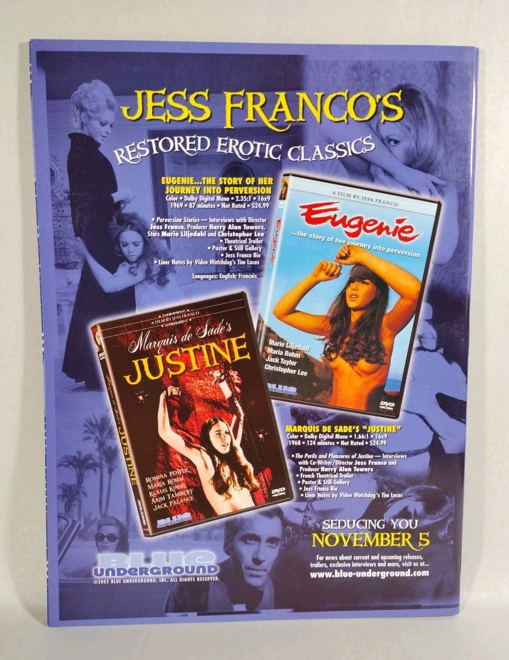 FANGORIA Magazine #217 (2002) Lord Of The Rings Red Dragon Saint Sinners Ring NM