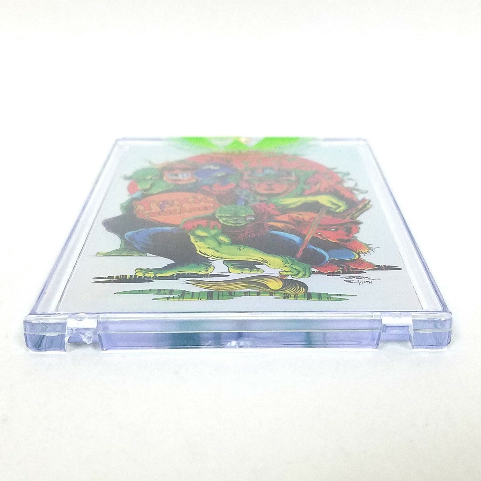 Toxic Crusaders Holo-Chrome Trading Card Signed & #'d ARG Exclusive (New Sealed)