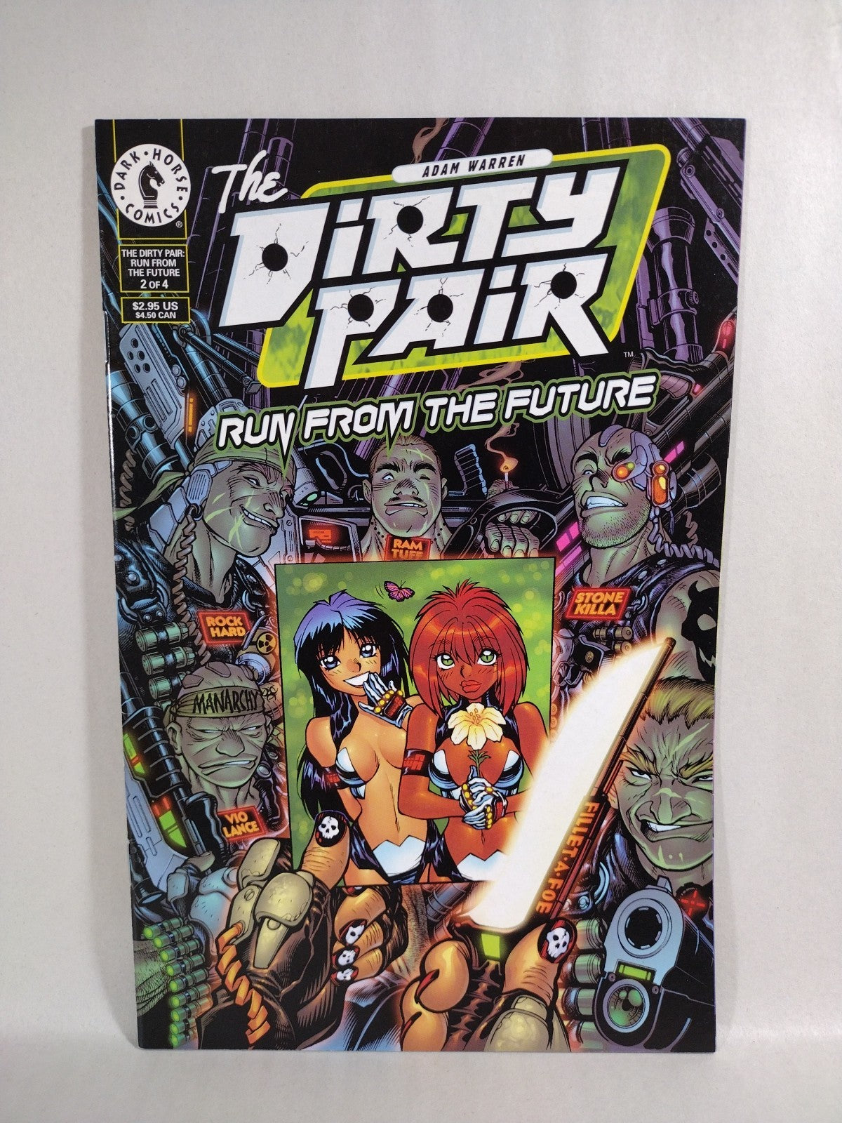 Dirty Pair Run From The Future (2000) Dark Horse Manga Comic Lot #1 2 3 A Warren