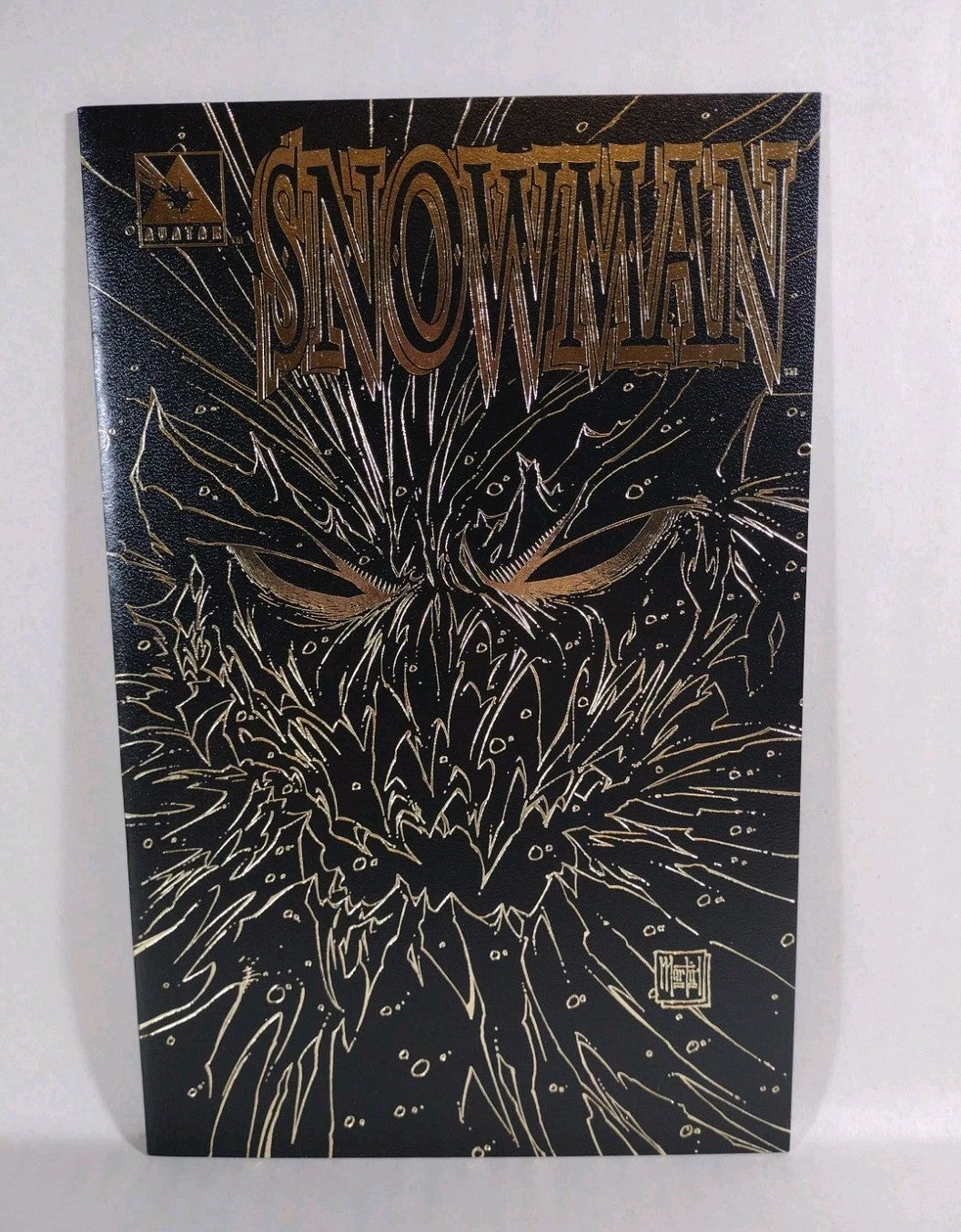 Snowman #0 (1997) Matt Martin Avatar Leather Gold Edition Comic NM